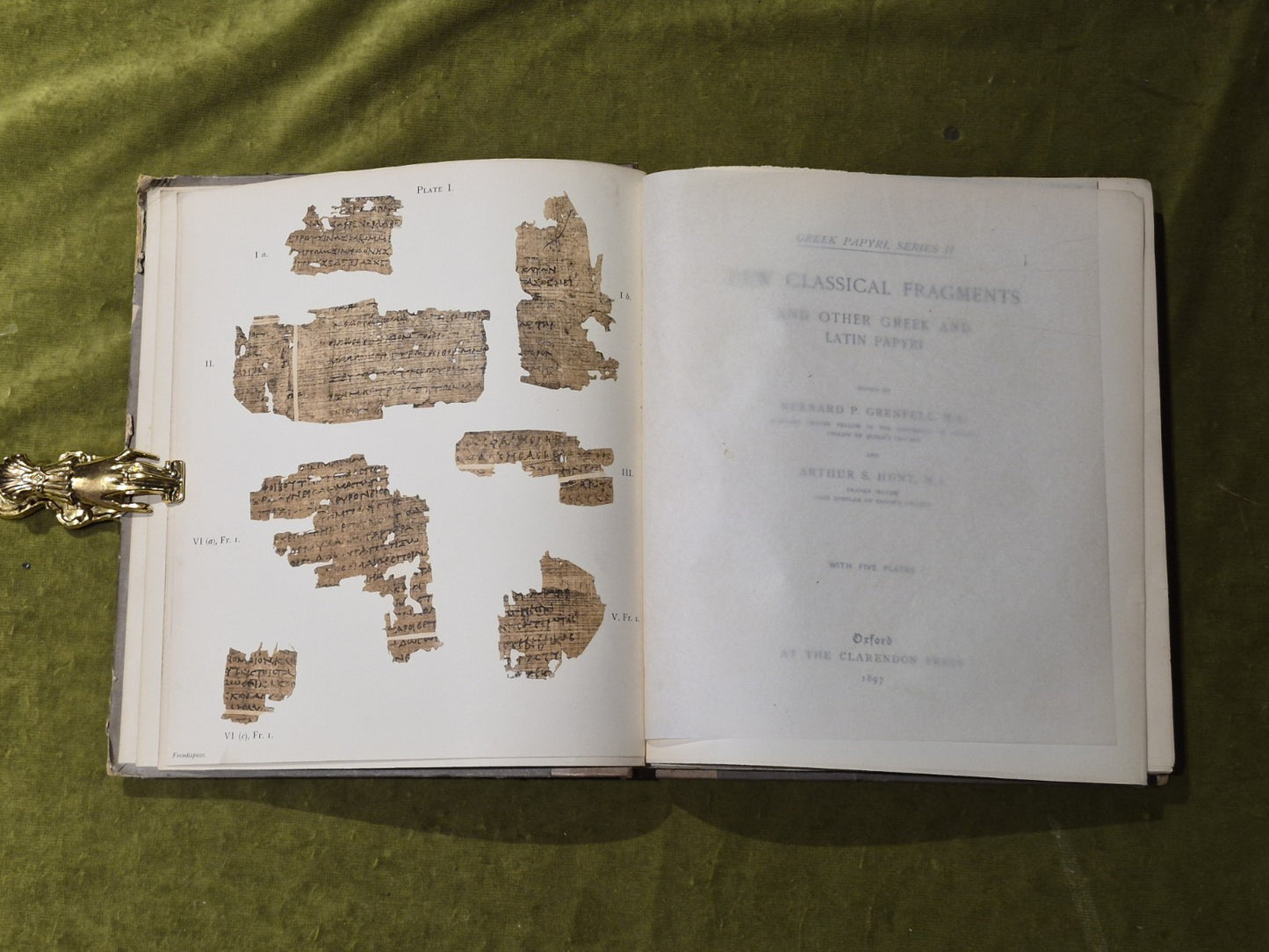 New Classical Fragments and Other Greek and Latin Papyri - Grenfell and Hunt5