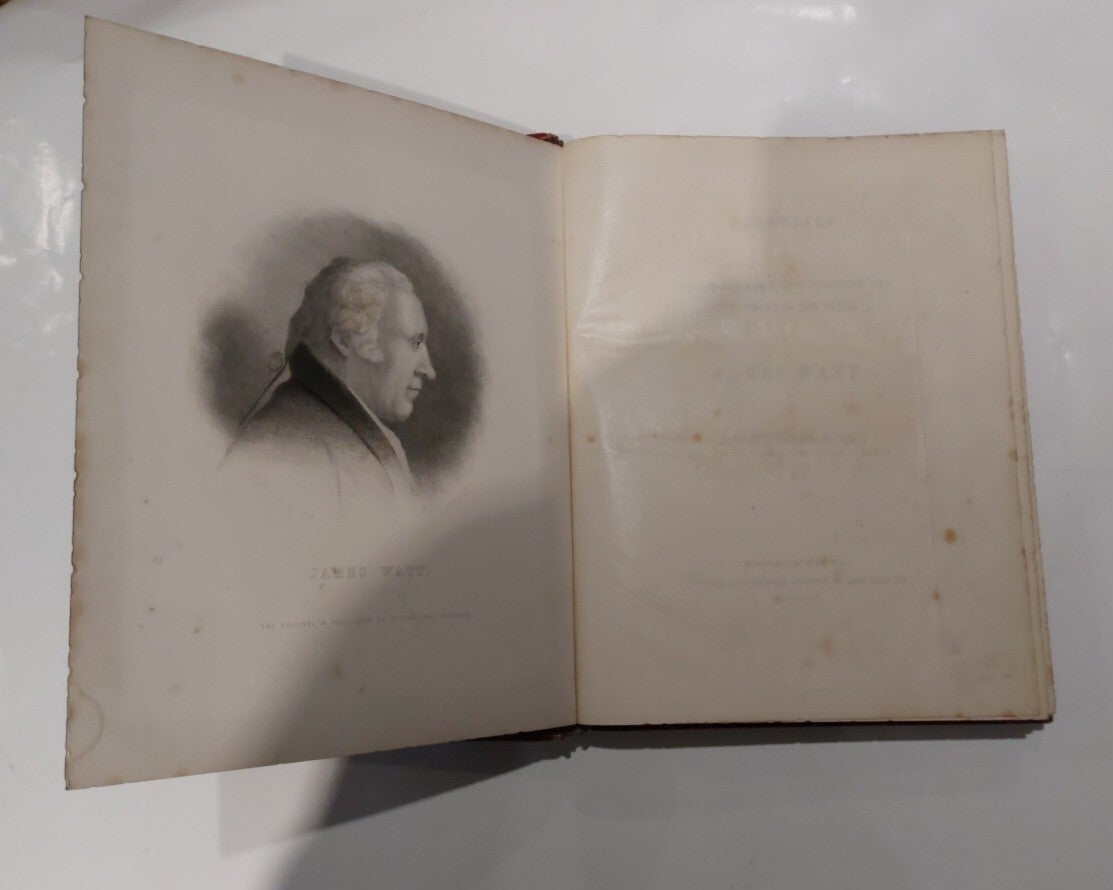 1856 Memorials of the Lineage of James Watt G Williamson 1st Edition With Map2