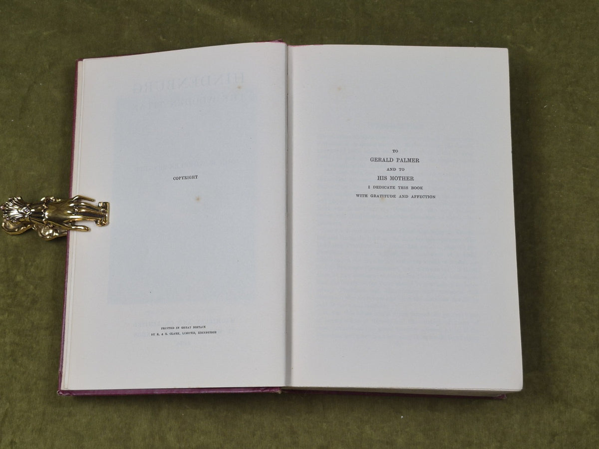 Hindenburg : The Wooden Titan - Wheeler-Bennett (1936) [Macmillan] 1st Ed Hb4