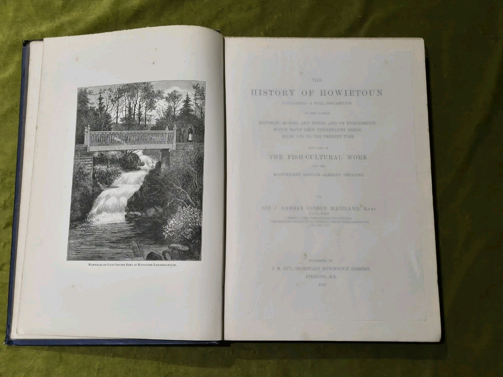 The History of Howietoun, Sir J Ramsay Gibson Maitland 1887 Hardback4