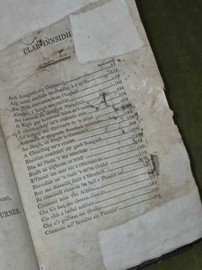 Comhchruinneacha no Dh'Orain Taghta Ghaidhealach 1813 First Patrick Turner6