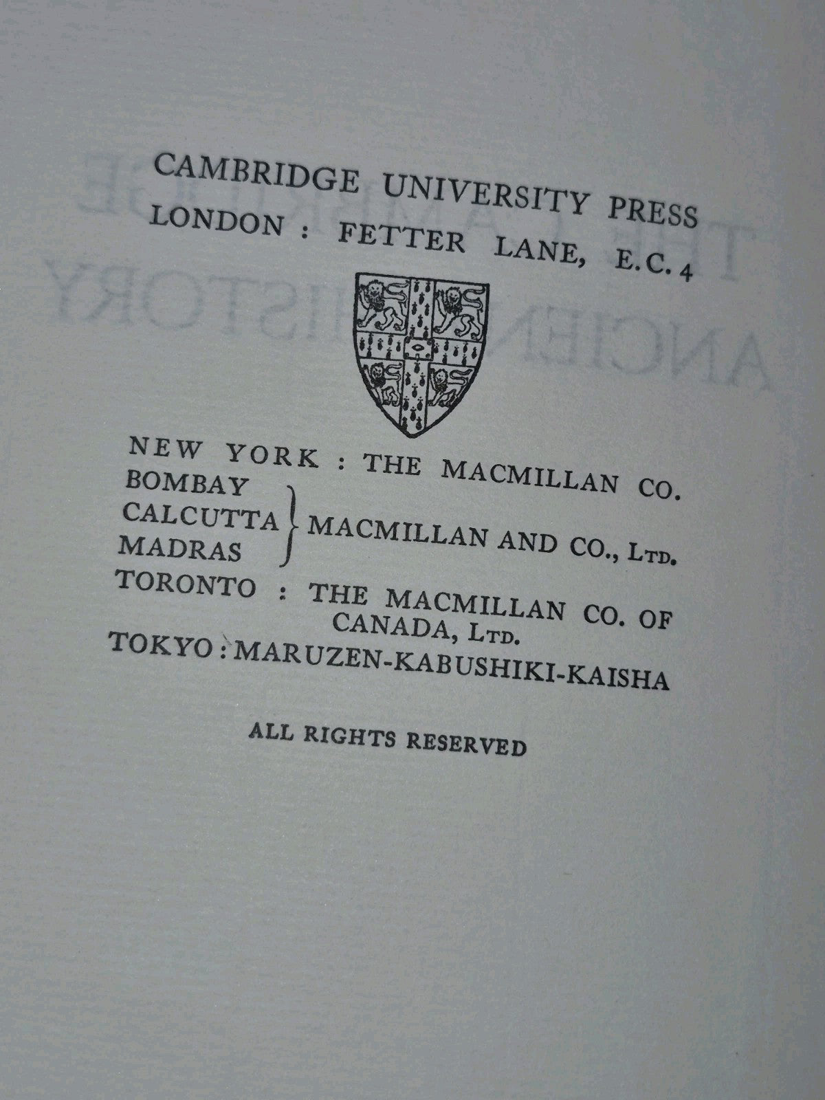 The Cambridge Ancient History Egyptian and Hittite Empires 1924 Volume II6