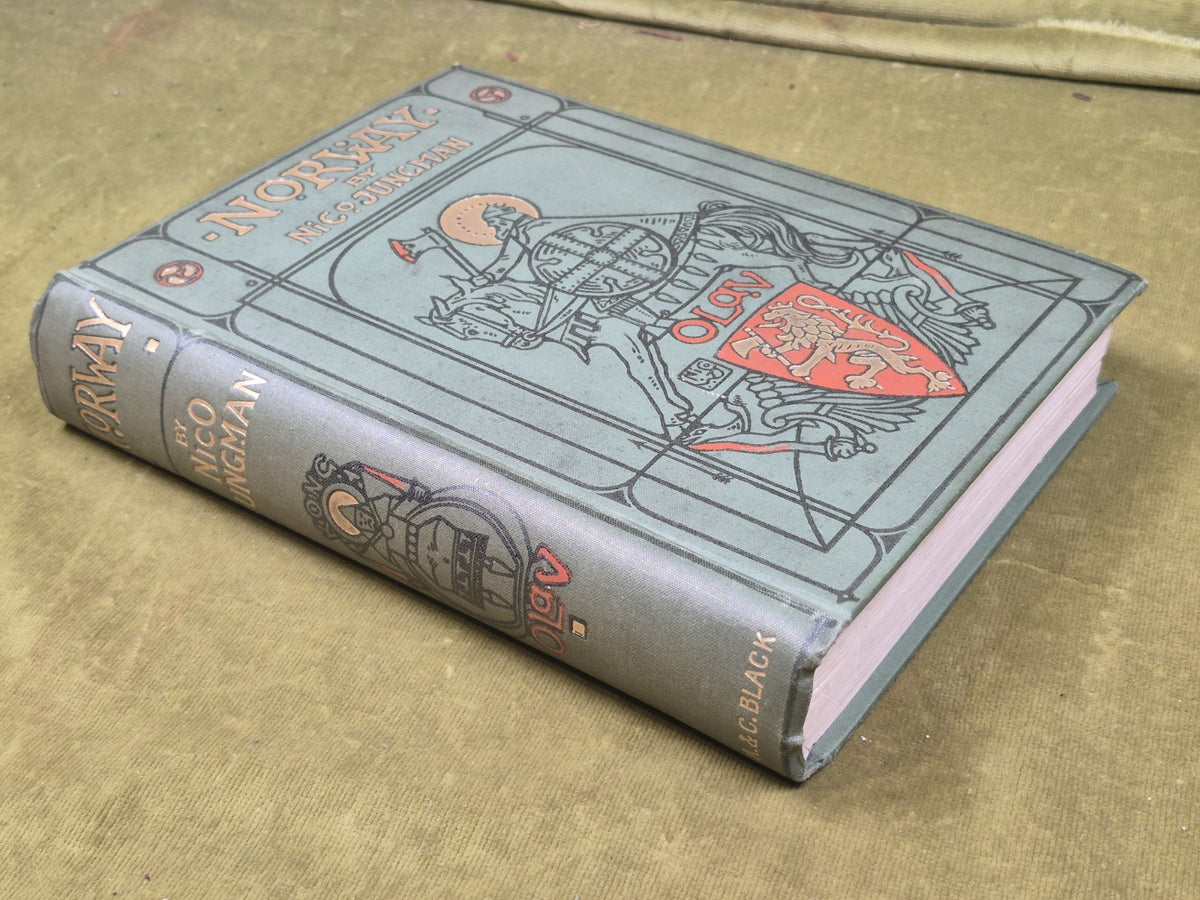 Norway by Nico Jungman 1905 Hardcover A. & C. Black 1st Edition1