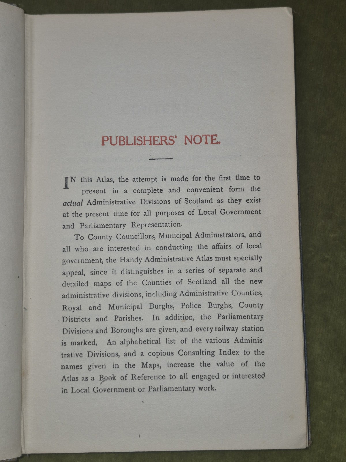 Administrative Atlas of Scotland Philip's 1909 County Maps3