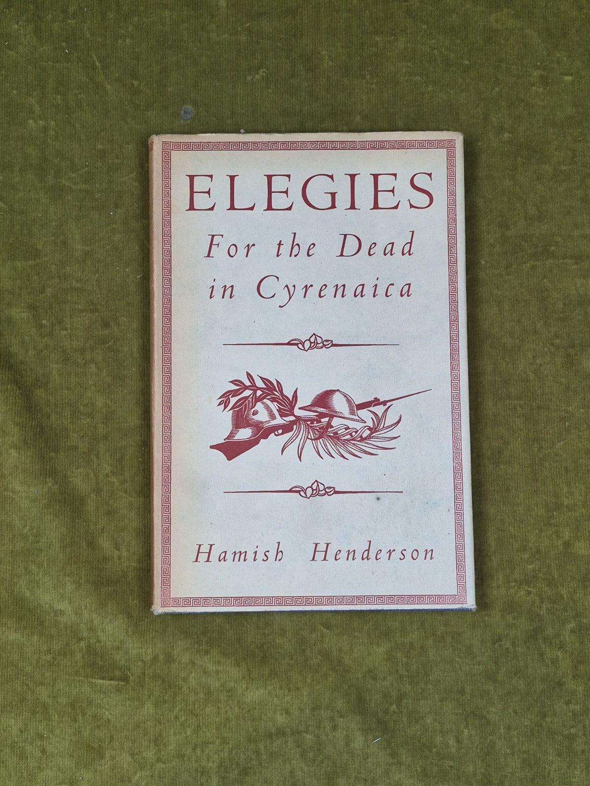 Elegies for the Dead in Cyrenaica : Hamish Henderson , Lehmann 1st HB DJ1