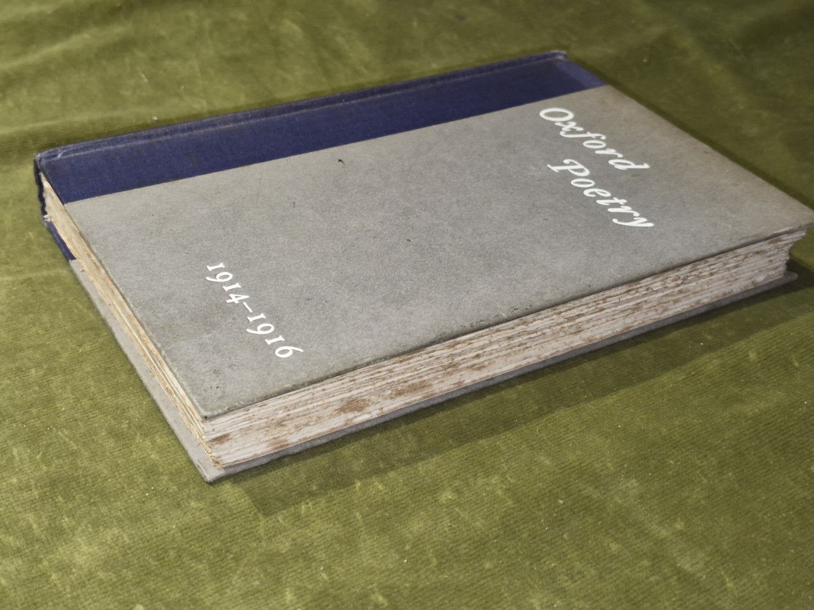JRR Tolkien - Oxford Poetry 1914-1916 First Appearance of Goblin Feet 19173