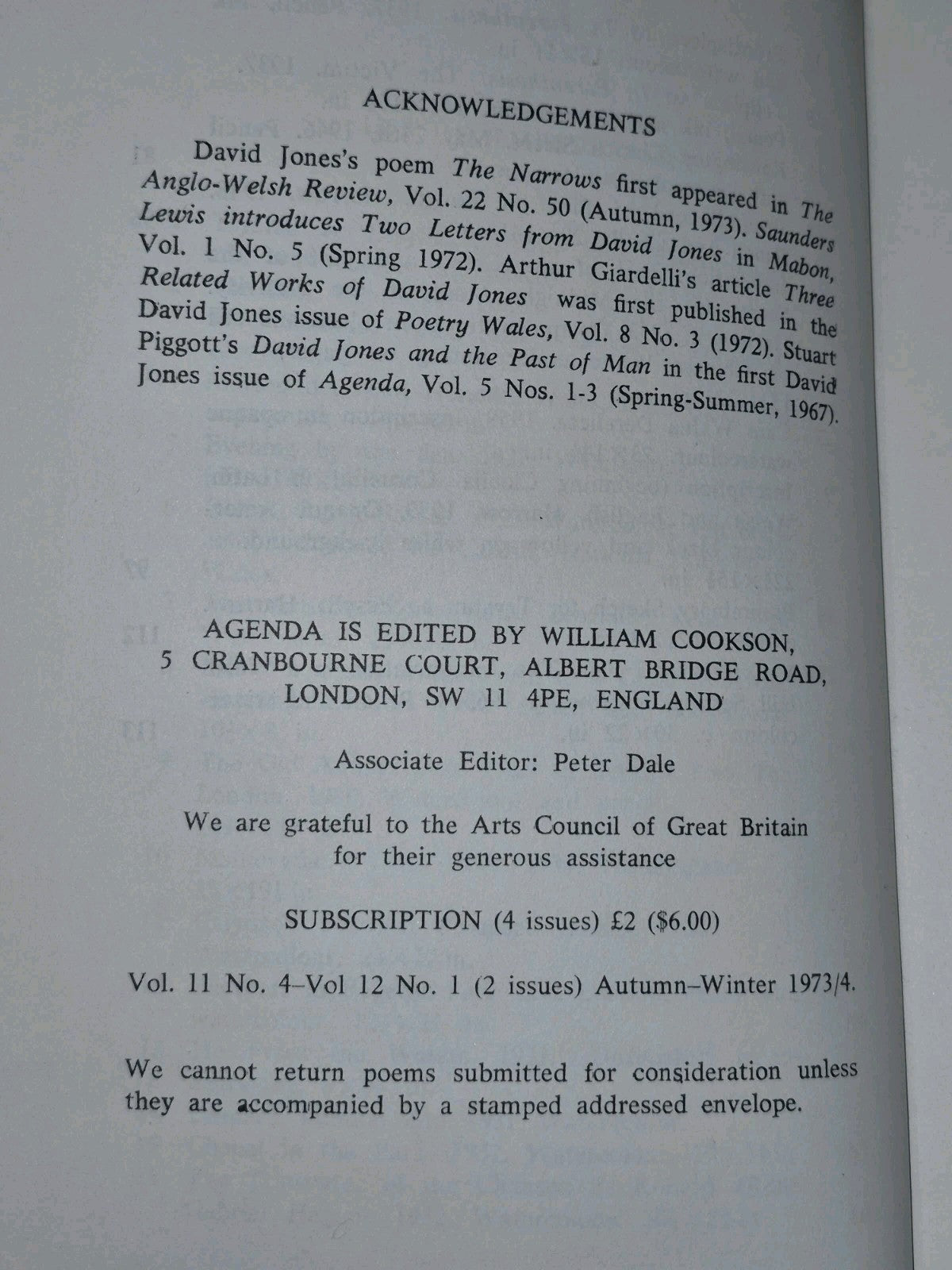 David Jones Agenda (1973)6