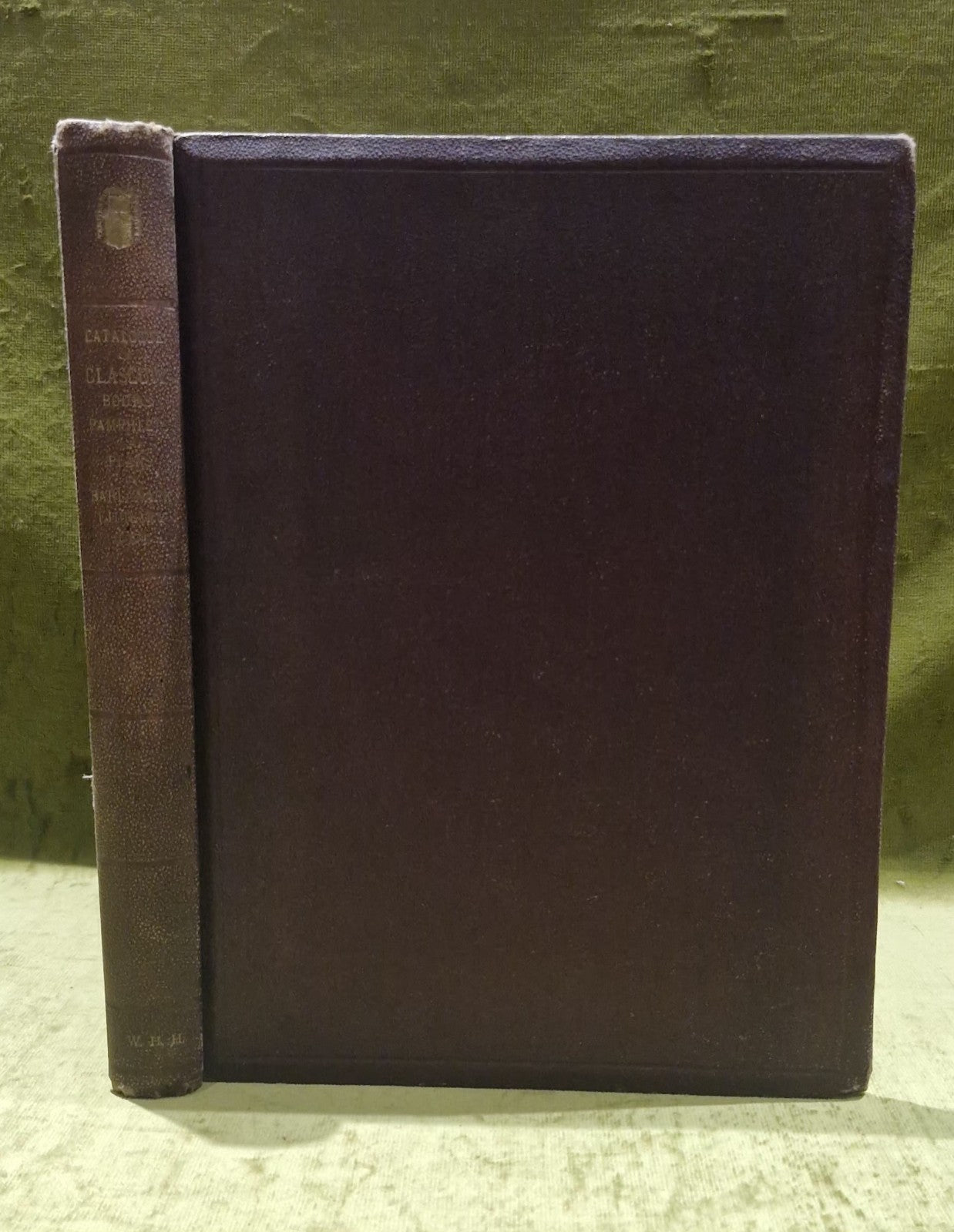 Antique Catalogue of Glasgow Books Pamphlets & Plans In Barlanark Library 19050