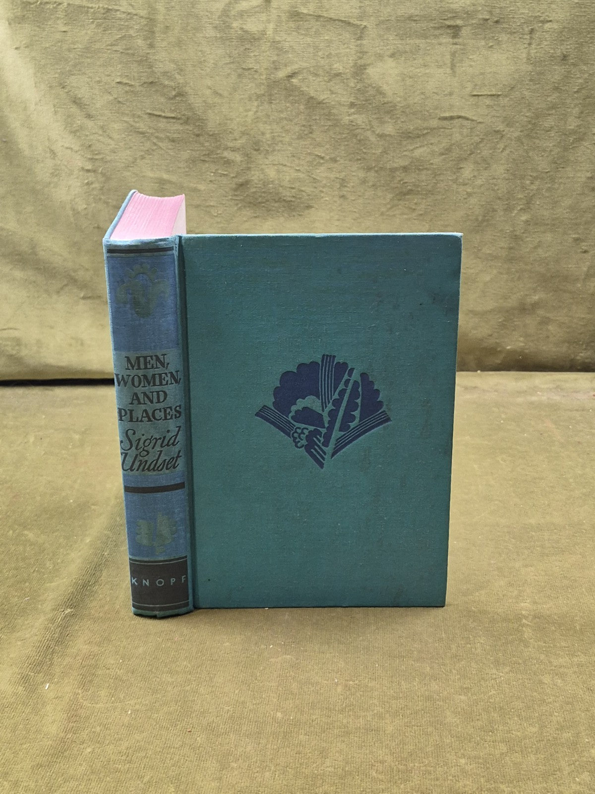 Men Women and Places - Sigrid Undset 1939 First American Edition Knopf0