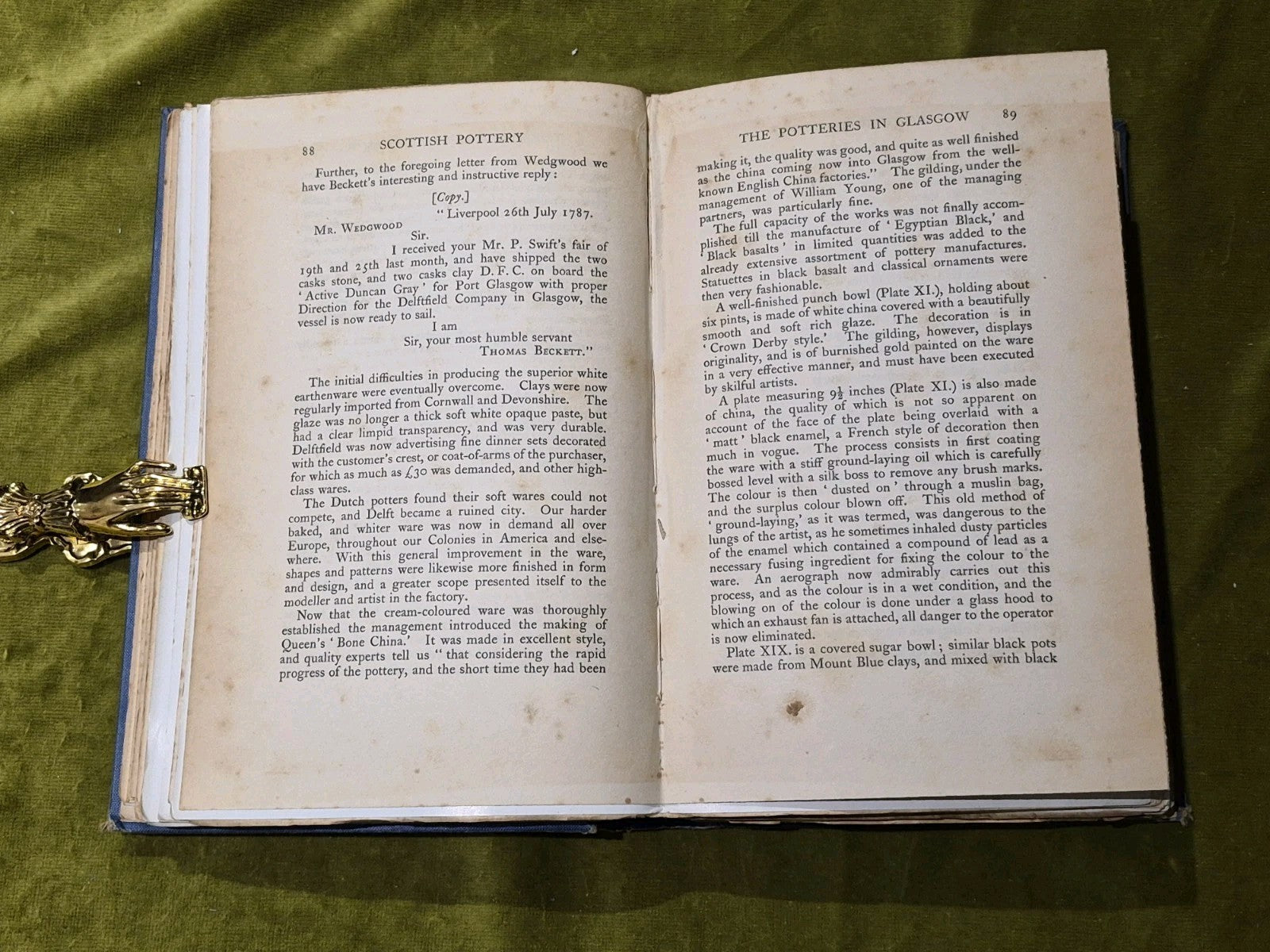 Fleming, J Arnold SCOTTISH POTTERY 1923 Hardback Book8