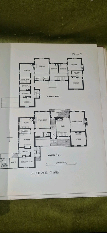 1903 A Book of Country Houses- Ernest Newton 62 Plates 1st Edition7