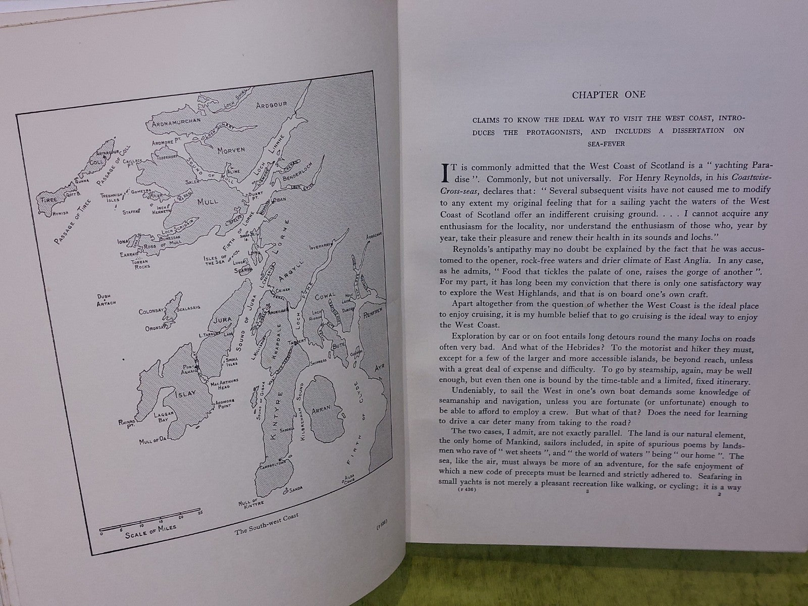West Coast Cruising John McLintock (1938) 1st Edition HB DJ11
