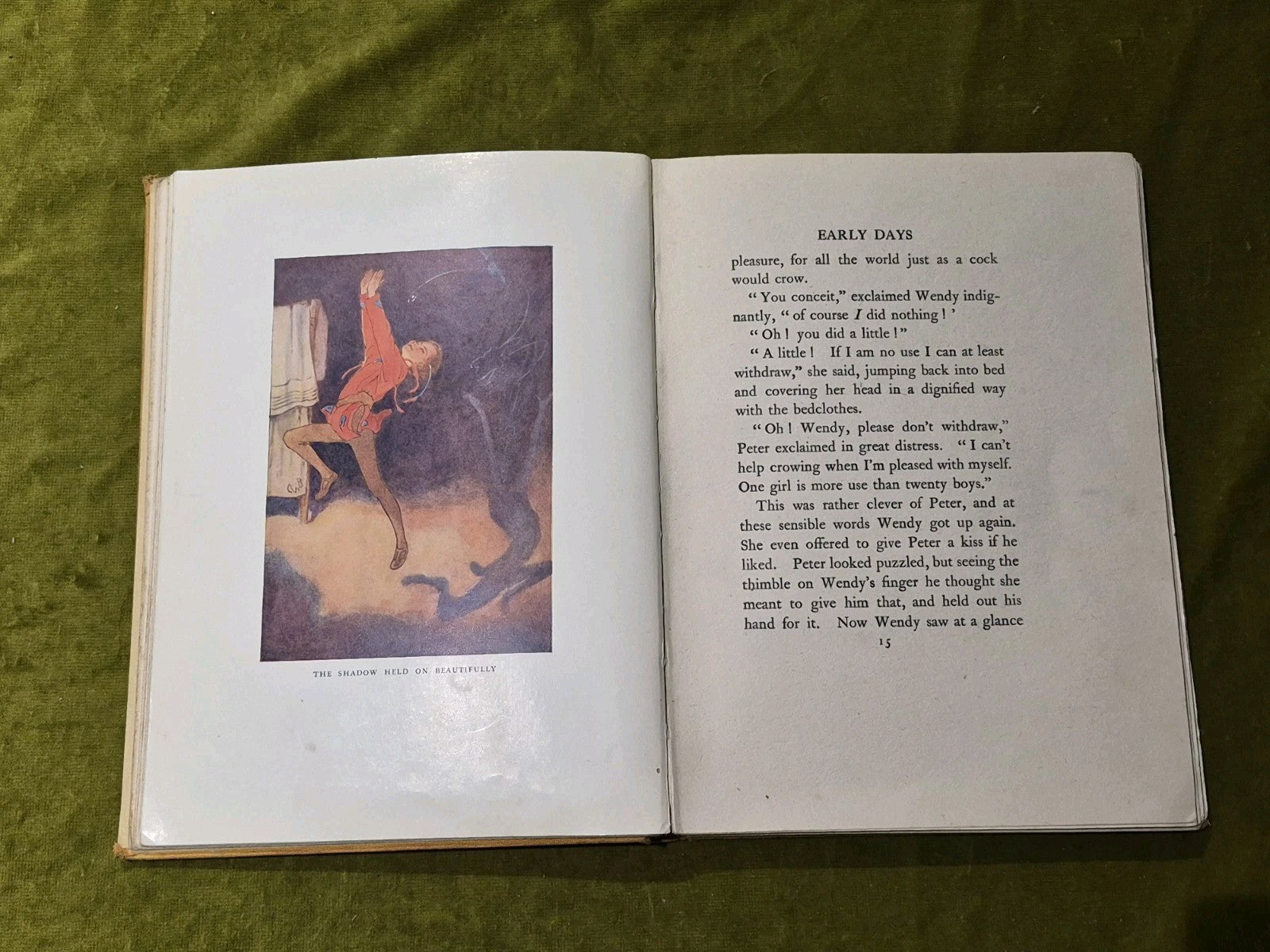 The Peter Pan Picture Book -1925 Vintage HC- Alice B Woodward & Daniel O'Connor10