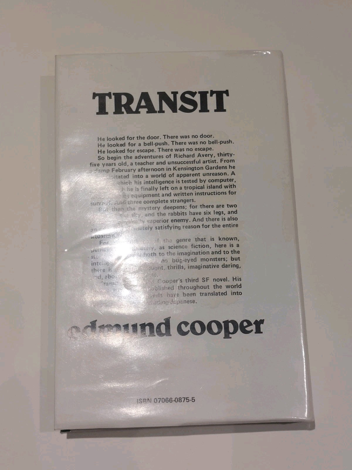 Transit By Edmund Cooper [Remploy] (1980) Hb Book2