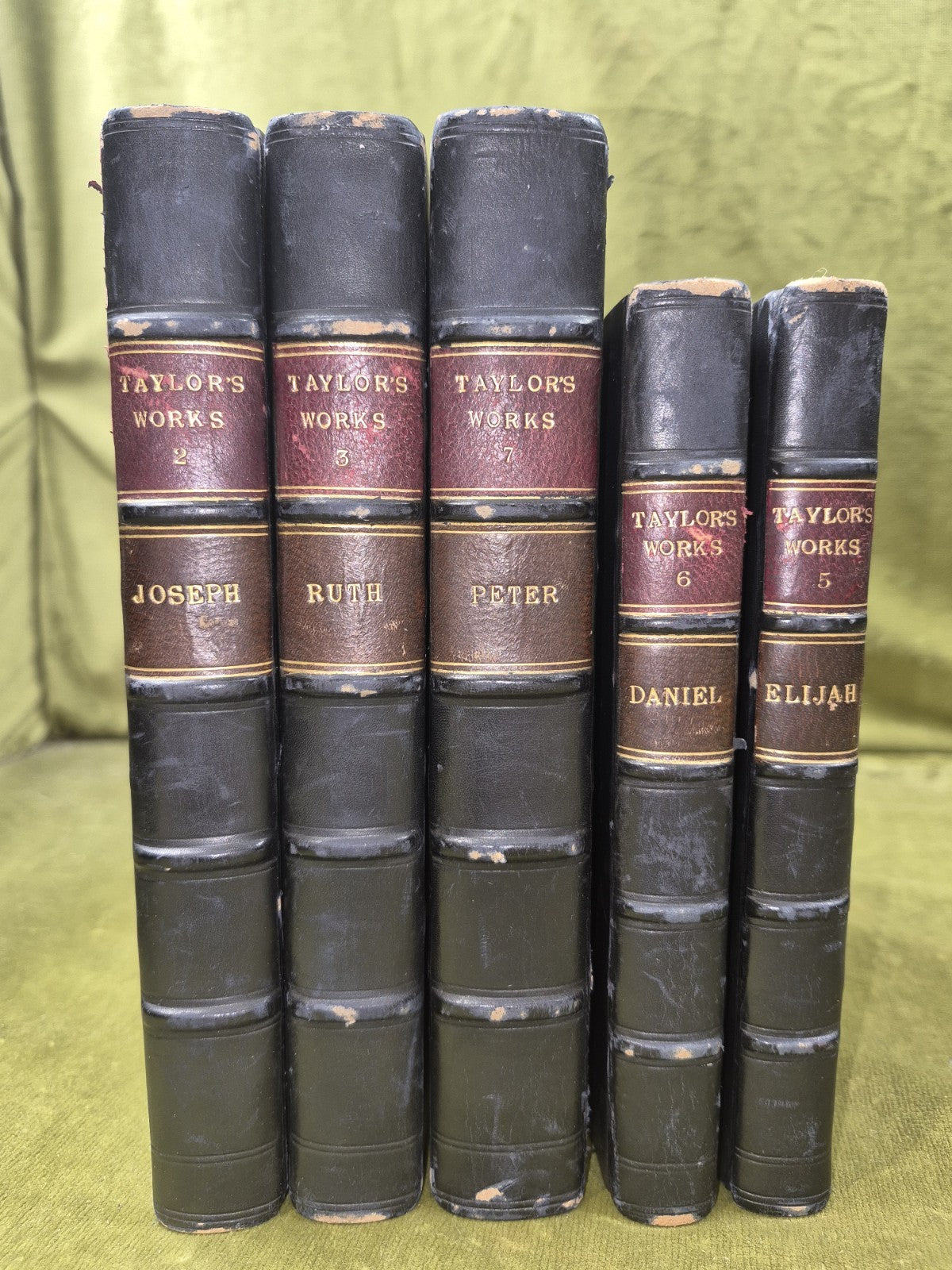 Rev William M Taylor Bible Biographies Set Joseph Ruth Elijah Daniel Peter1