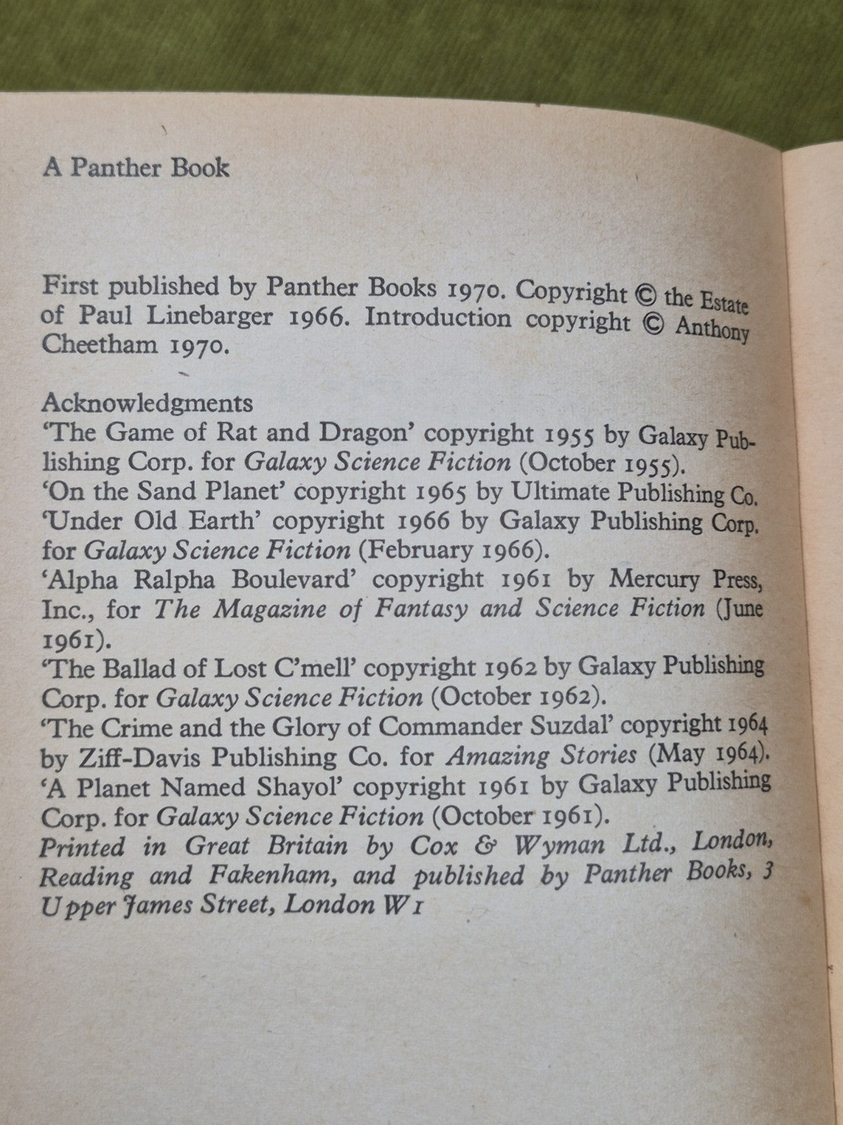 Cordwainer Smith Job Lot Rediscovery of Man The Underpeople Norstrilia7
