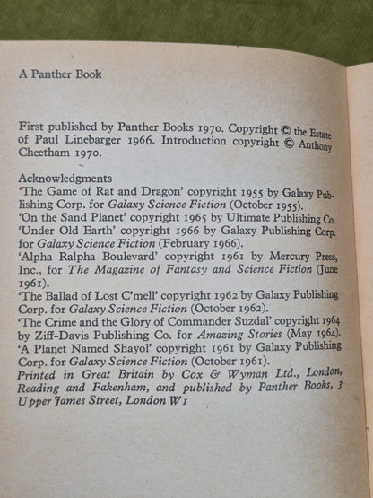 Cordwainer Smith Job Lot Rediscovery of Man The Underpeople Norstrilia7