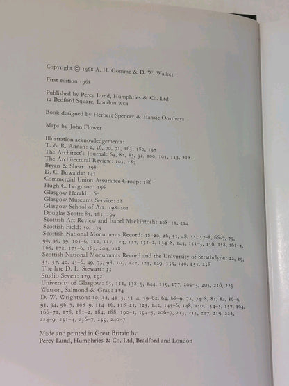 Architecture of Glasgow by Andor Gomme & David Walker (1st Ed HB, 1968)5