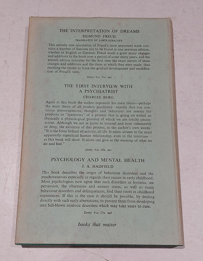 A Primer of Freudian Psychology By Calvin S. Hall (1956) Hb Book2
