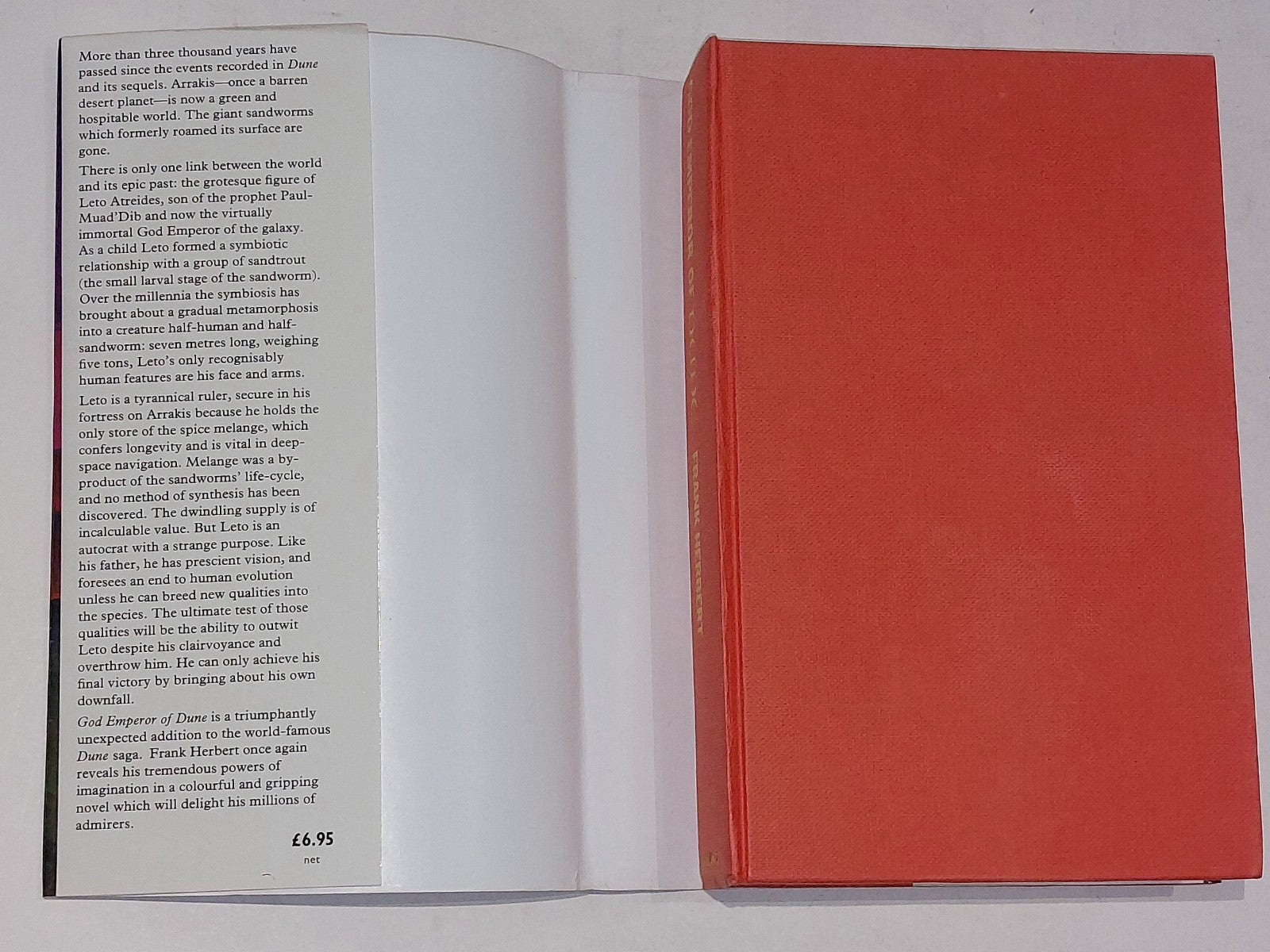 God Emperor of Dune by Frank Herbert (1981) Hardback First Edition Excellent7