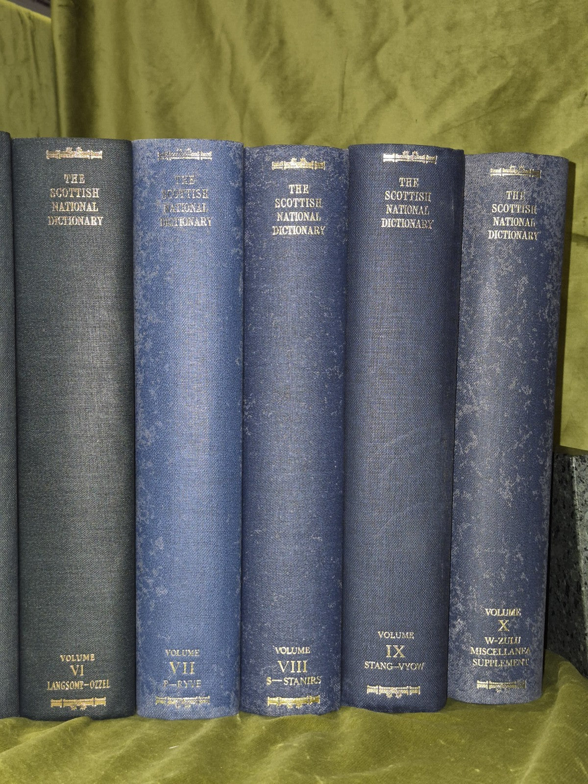 The Scottish National Dictionary (1941) William Grant Volumes 1-10 First Edition2