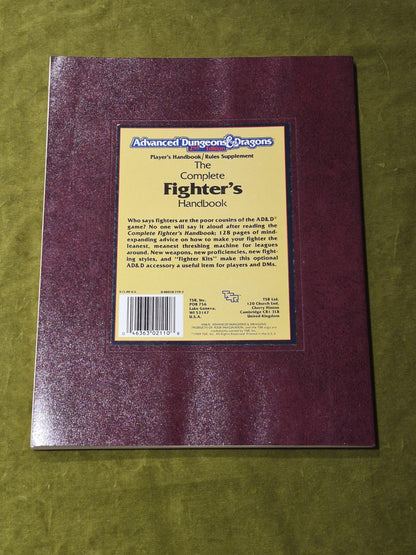 AD&D 2nd Ed. The Complete Fighter's Handbook (PHBR1 2110 - 1989)1