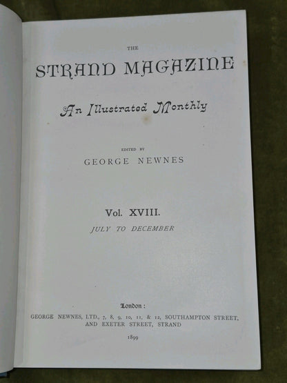 The Strand Magazine 1899 July Dec XVIII Vol 18 Conan Doyle Nesbit3