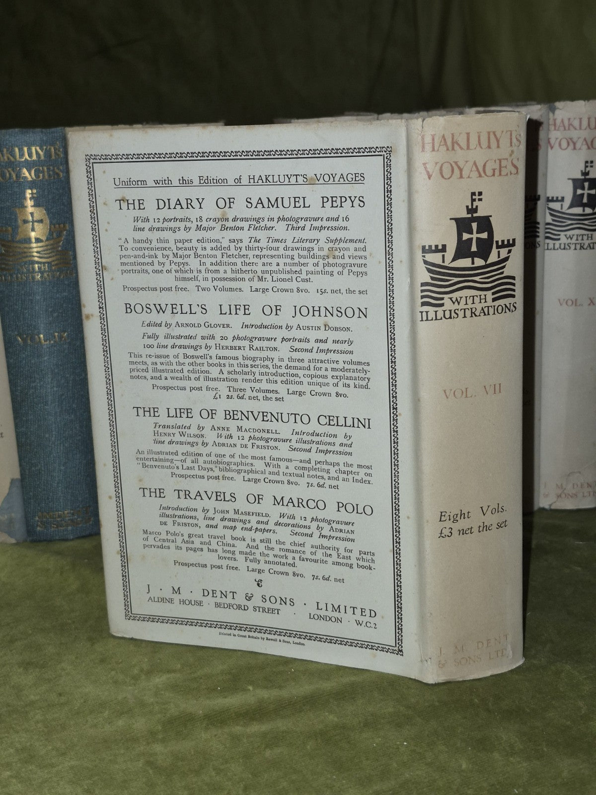 The Principal Navigations Richard Hakluyt (1927) Ten Volumes J M Dent & Sons3
