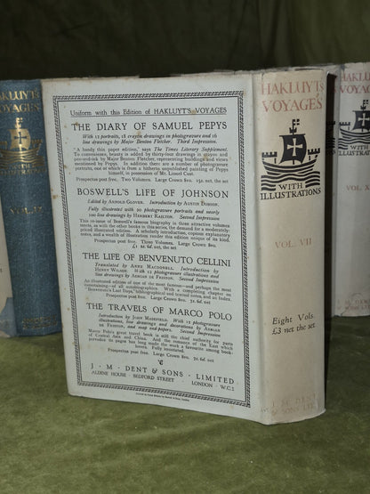 The Principal Navigations Richard Hakluyt (1927) Ten Volumes J M Dent & Sons3
