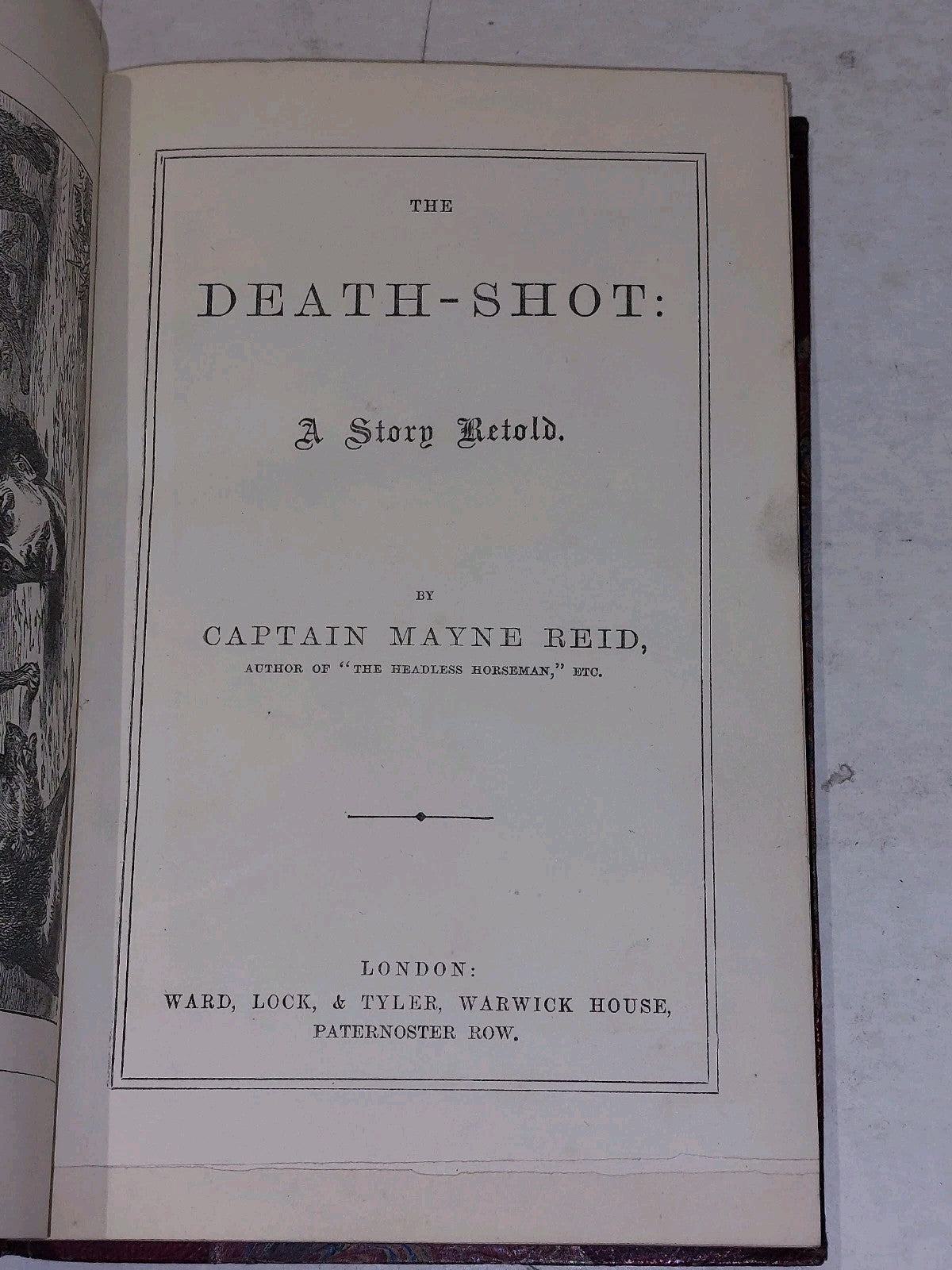 The Death Shot by Captain Mayne [Ward, Lock & Tyler] Hb Book2