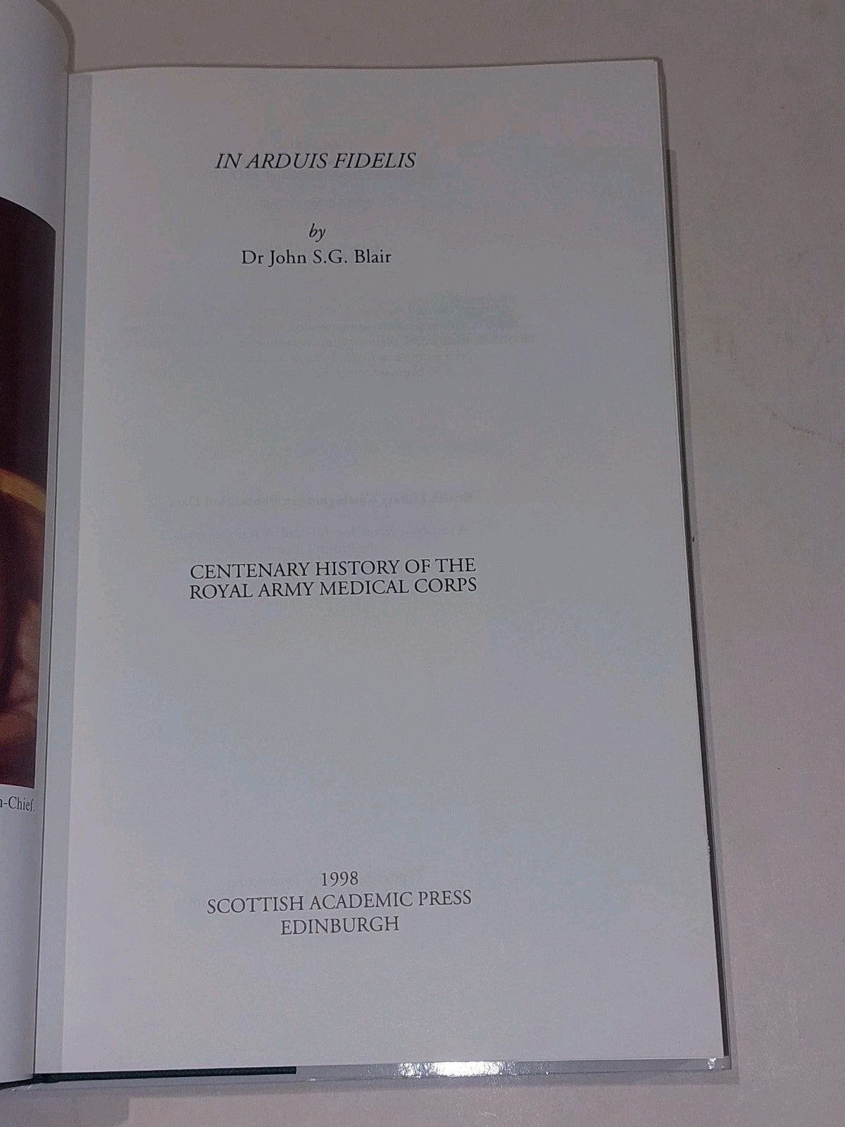 Centenary History Of The Royal Army Medical Corps 18981998 (1998) Hb Book4