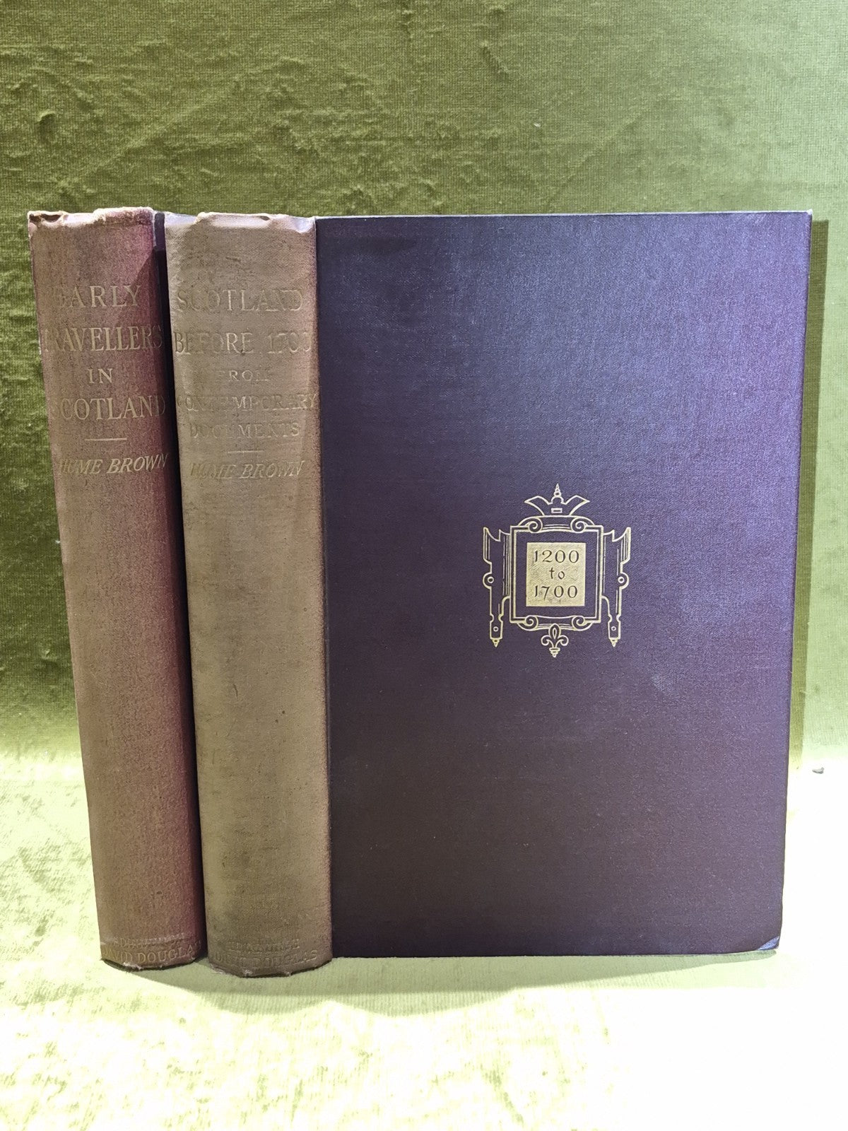 Early Travellers in Scotland & Scotland Before 1700 Contemporary Docs Hume Brown0