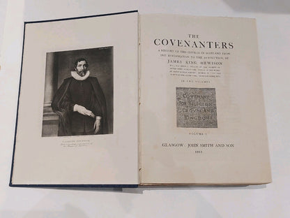 The Covenanters  [2 Volume Set] by J K Hewison, 2nd Ed Large (1913) Hb Books4