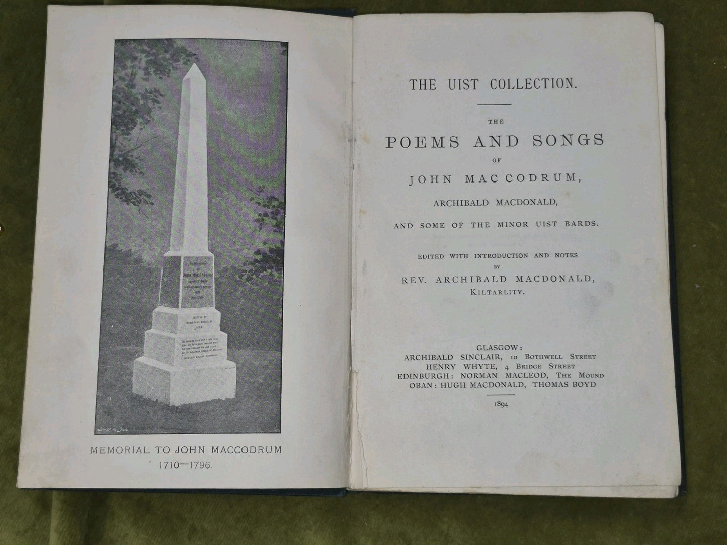 The Uist Collection the Poems and Songs of John MacCodrum Archibald Macdonald4