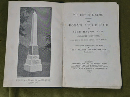 The Uist Collection the Poems and Songs of John MacCodrum Archibald Macdonald4