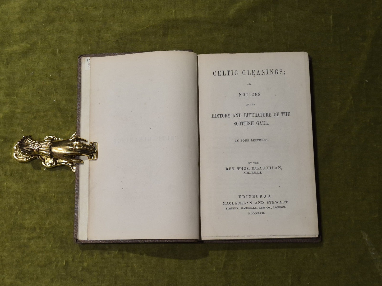 Celtic Gleanings - Rev. Thomas McLauchlan - 18575