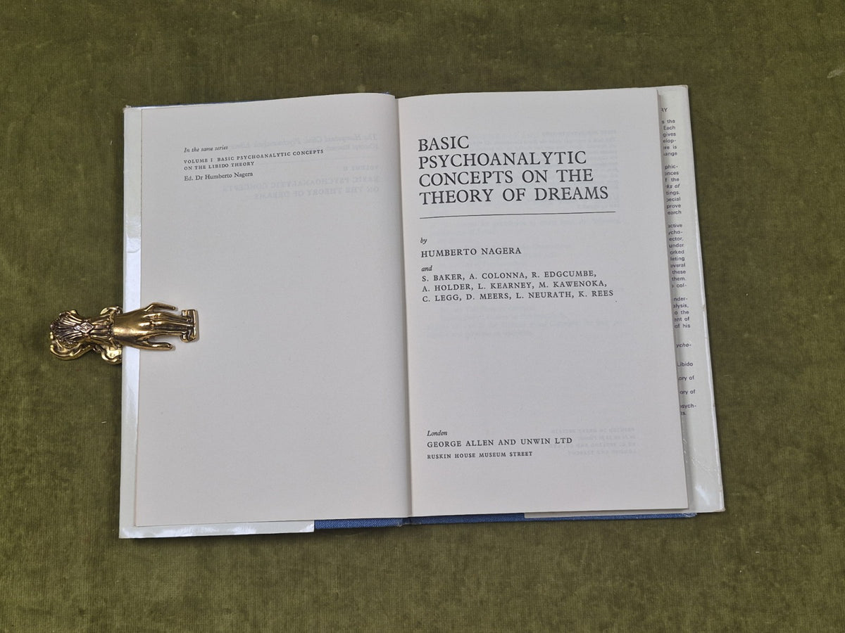 Basic Psychoanalytic Concepts on the Theory of Dreams - Humberto Nagera 19694
