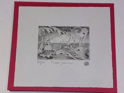 Limited Edition Julian Trevelyan Catalogue Raisonne + Uneditioned Etching Bohun10