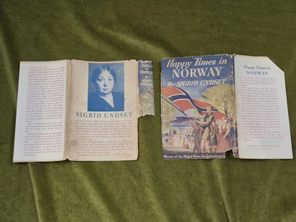 Happy Times in Norway First Edition Sigrid Undset 19422