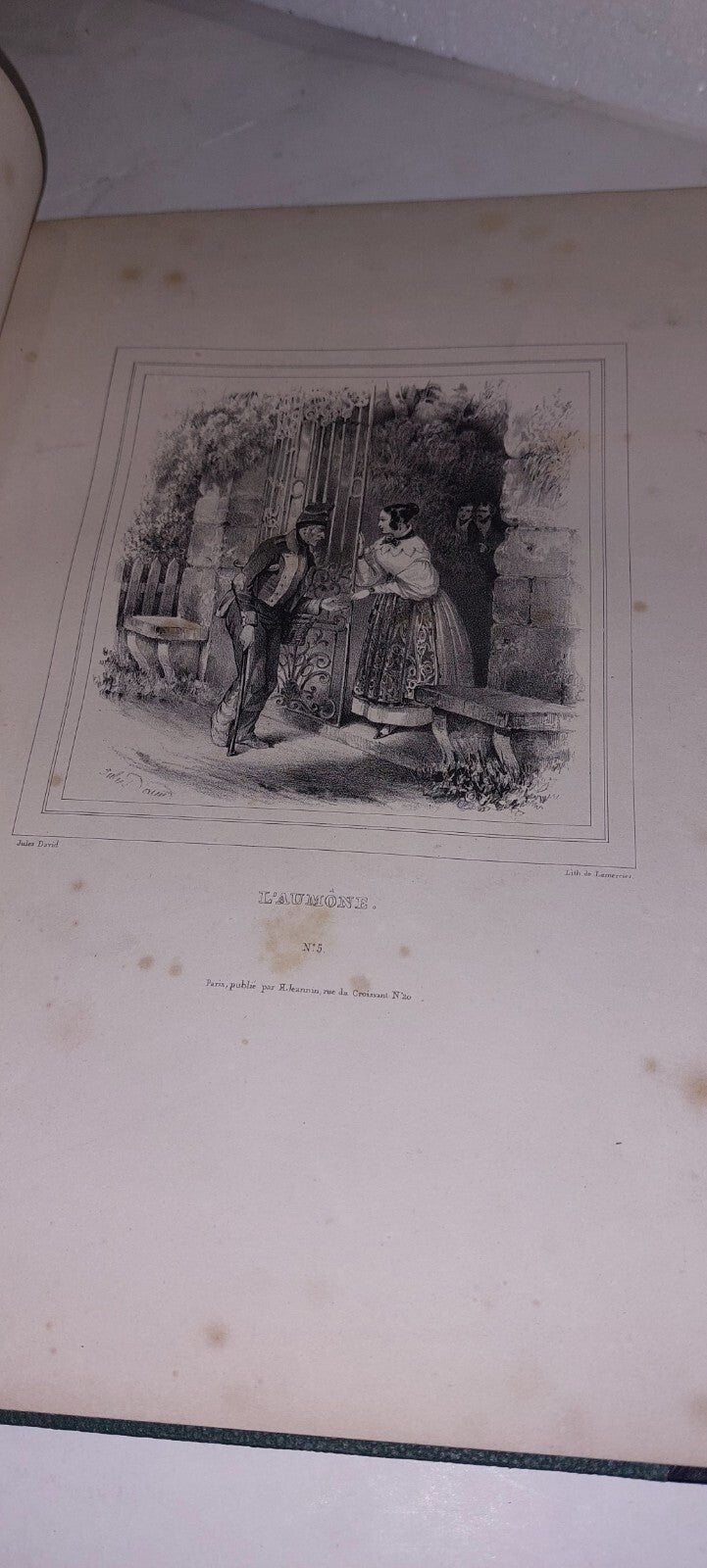 ALBUM DU MENESTREL Circs 1860  1880 Lithograph Plates 13