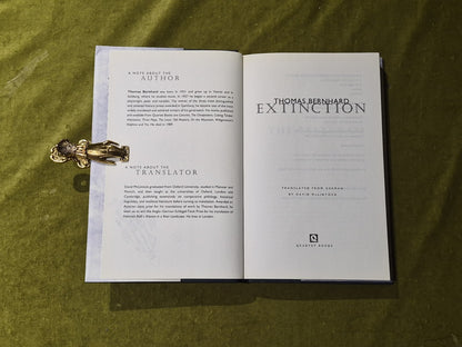 Extinction - Thomas Bernhard , David McLintock - Quartet 1995 HB DJ3