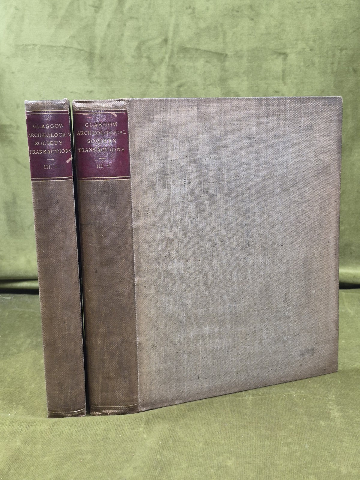 Transactions ofthe Glasgow Archaeological Society Vol III Parts I and II 18990