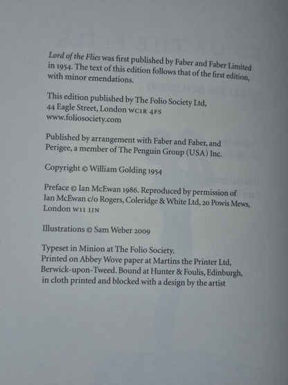 Folio Society 2009 First Print- Lord Of The Flies - William Golding6