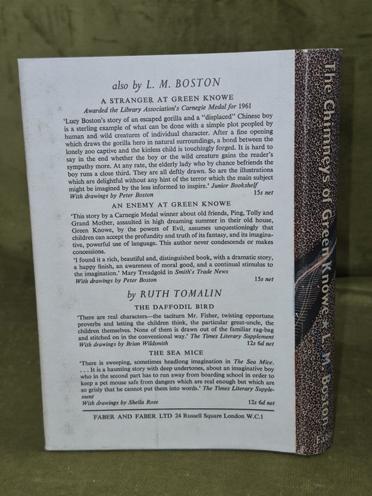 The Chimneys of Green Knowe First Edition Third Impression L M Boston 19651