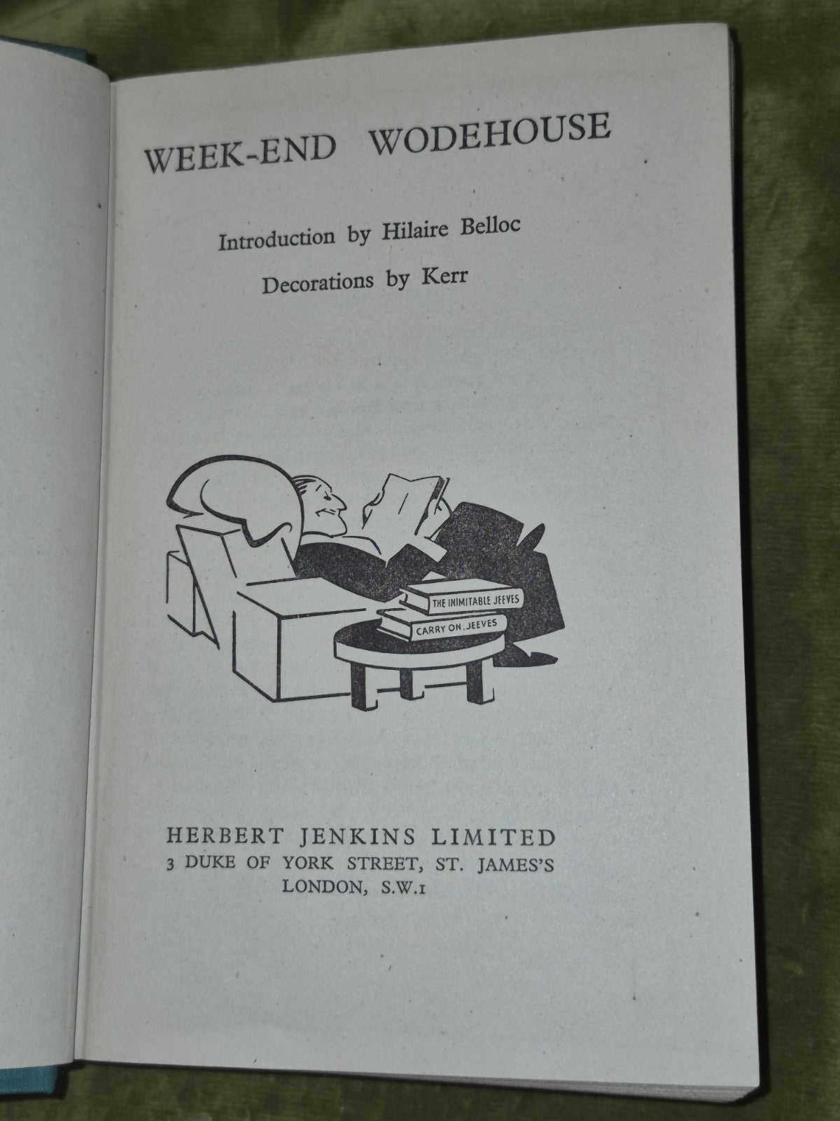 Week-End Wodehouse Third Printing 19516