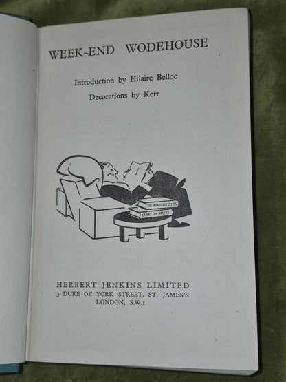 Week-End Wodehouse Third Printing 19516
