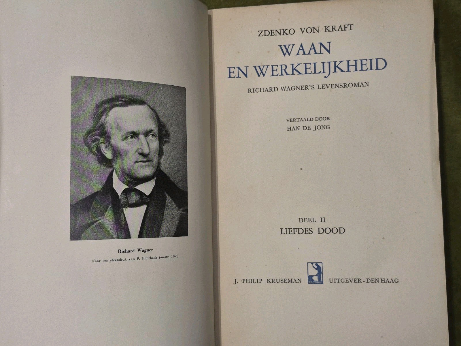 Zdenko Von Kraft Waan En Werkelijkheid Richard Wagner's Levensroman4