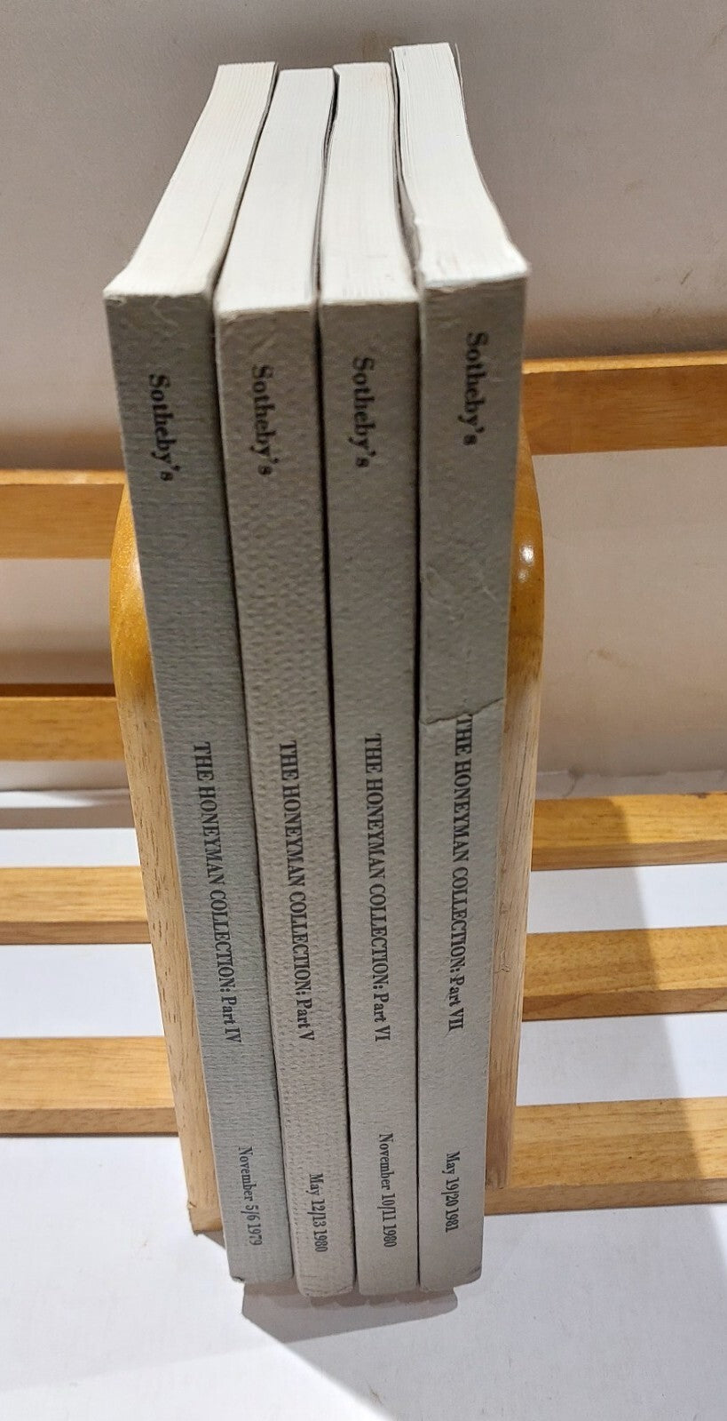 Sotherby's Honeyman collection of scientific books & Manuscripts Pt 4-7 (1980)0