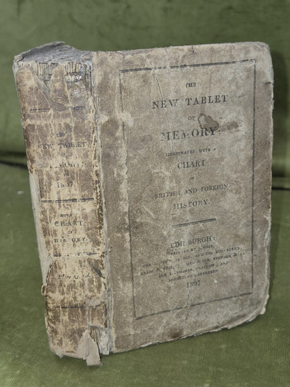 The New Tablet of Memory Illustrated with a Chart British Foreign 1807 J Moir0