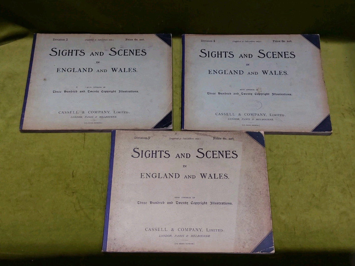 Sights and Scenes in England and Wales Volumes 1 5 Cassell & Co 19004